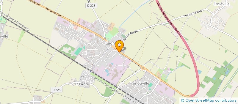 localisation de l'entreprise MADAME CORINNE RAISON  CAGNY