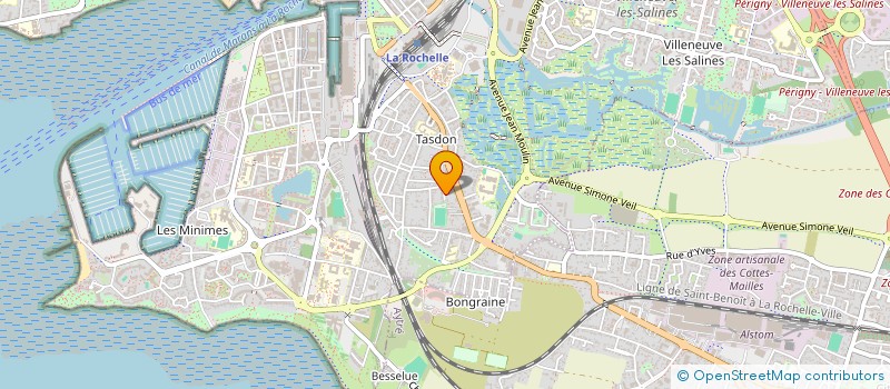 localisation de l'entreprise MADAME CORINNE RANDAZZO  LA ROCHELLE