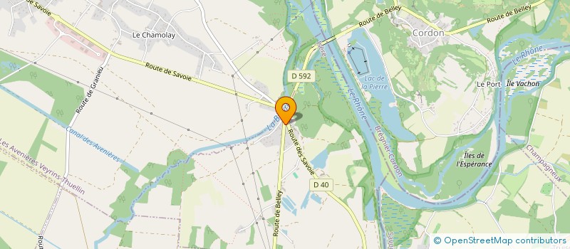 localisation de l'entreprise MADAME CORINNE RATTON  AOSTE