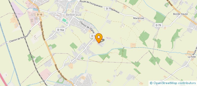 localisation de l'entreprise MADAME CORINNE RECOCHE  BELBERAUD