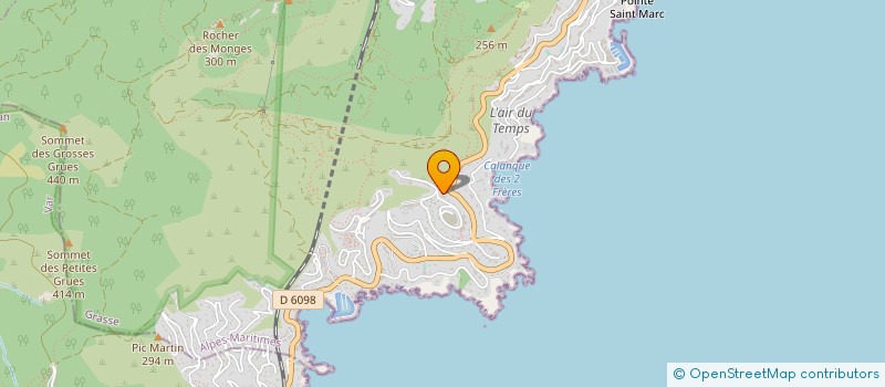 localisation de l'entreprise MADAME CORINNE RENARD  THEOULE-SUR-MER