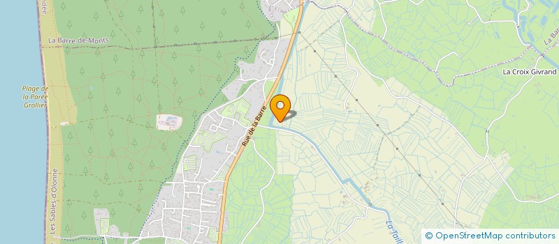 localisation de l'entreprise MADAME CORINNE RENAUD  NOTRE-DAME-DE-MONTS