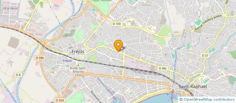 localisation de l'entreprise MADAME CORINNE RENAUD à FREJUS