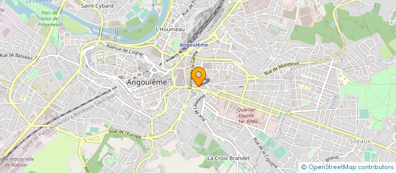 localisation de l'entreprise MADAME CORINNE RENIAUME à ANGOULEME