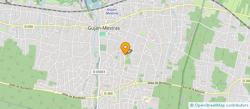 localisation de l'entreprise MADAME CORINNE RENON  GUJAN-MESTRAS