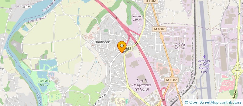 localisation de l'entreprise MADAME CORINNE REY  ANDREZIEUX-BOUTHEON