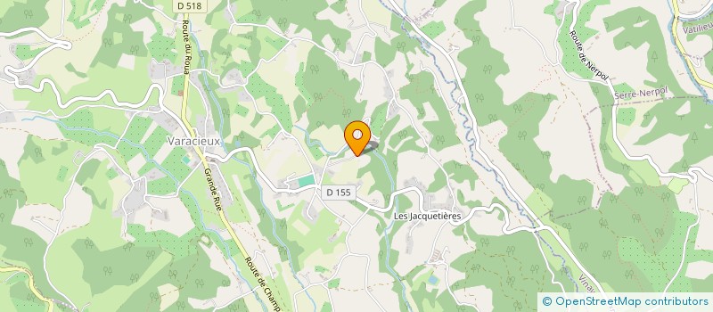 localisation de l'entreprise MADAME CORINNE REY  VARACIEUX