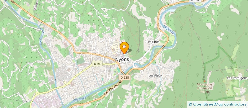 localisation de l'entreprise MADAME CORINNE REYNIER à NYONS