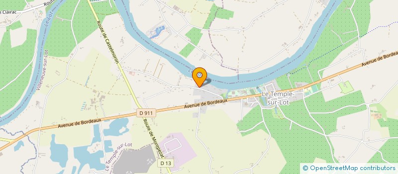 localisation de l'entreprise MADAME CORINNE RHODES  SAINTE LIVRADE SUR LOT