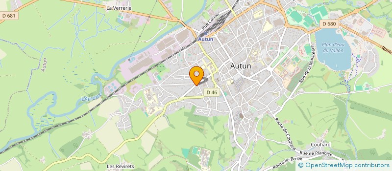 localisation de l'entreprise MADAME CORINNE RIBERT  ENTRAINS-SUR-NOHAIN