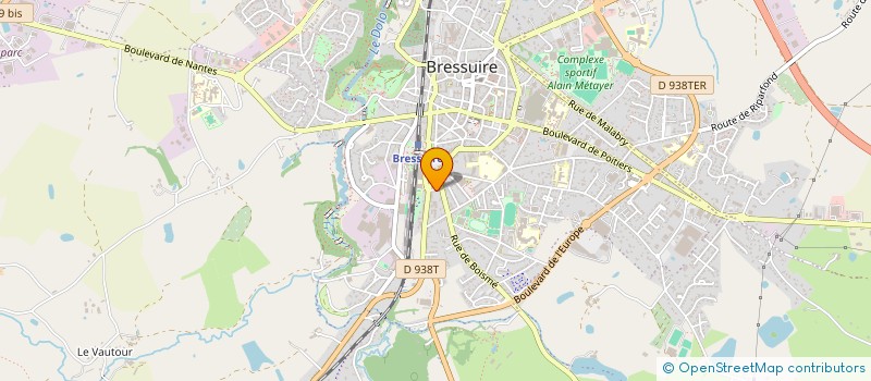 localisation de l'entreprise MADAME CORINNE RIBOULEAU  BRESSUIRE