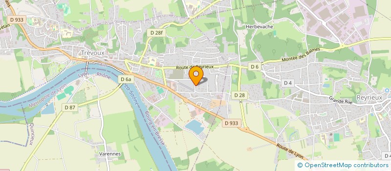 localisation de l'entreprise MADAME CORINNE RICHERT à TREVOUX