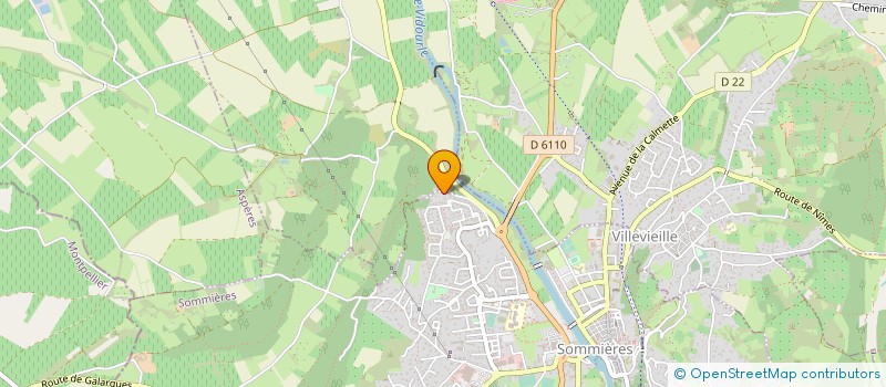 localisation de l'entreprise MADAME CORINNE RIGAL  SOMMIERES