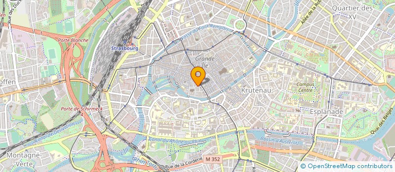 localisation de l'entreprise MADAME CORINNE RIGAUD à STRASBOURG