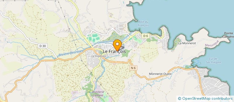 localisation de l'entreprise MADAME CORINNE RIGAUDY à LE FRANCOIS