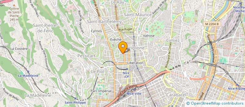 localisation de l'entreprise MADAME CORINNE RIGAUX à NICE