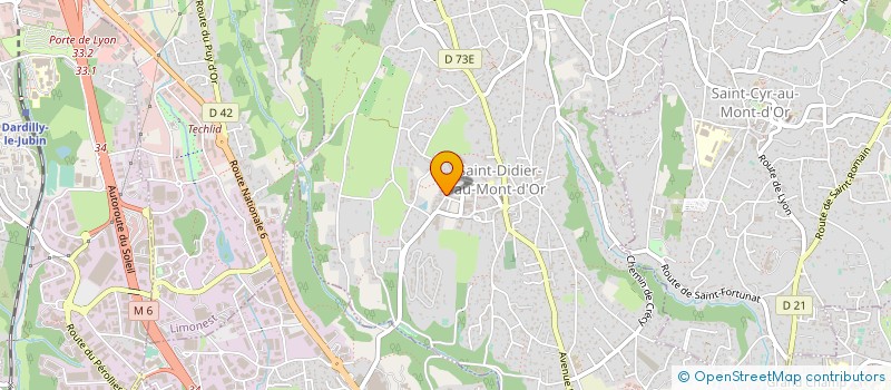 localisation de l'entreprise MADAME CORINNE RIVOLLAT  SAINT-DIDIER-AU-MONT-D'OR
