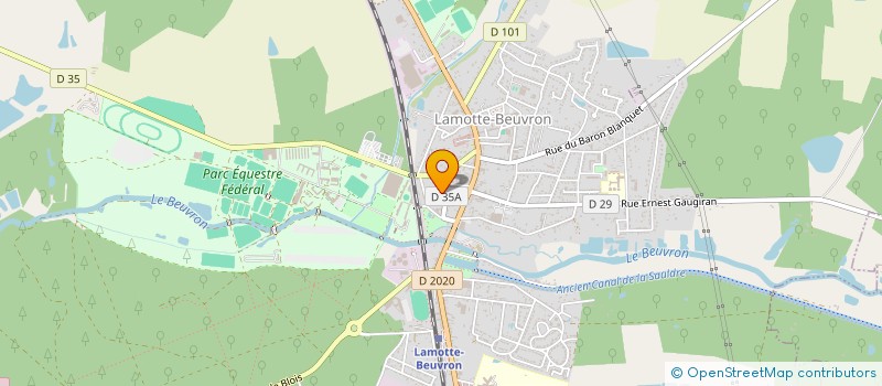 localisation de l'entreprise MADAME CORINNE ROBIN  LAMOTTE-BEUVRON