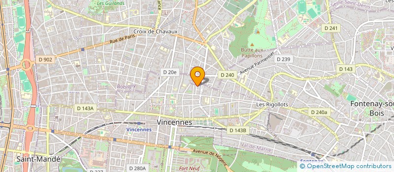 localisation de l'entreprise MADAME CORINNE ROCCIA à VINCENNES