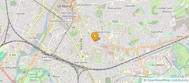 localisation de l'entreprise MADAME CORINNE ROCH  LE MANS