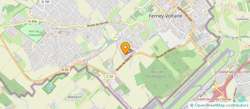 localisation de l'entreprise MADAME CORINNE ROCHAT à FERNEY-VOLTAIRE