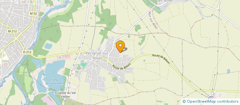 localisation de l'entreprise MADAME CORINNE ROCHE  PERIGNAT-SUR-ALLIER