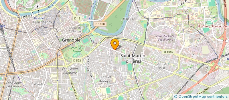 localisation de l'entreprise MADAME CORINNE RODRIGO à SAINT-MARTIN-D'HERES