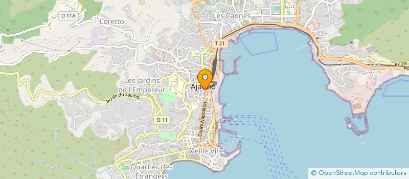 localisation de l'entreprise MADAME CORINNE RODRIGUEZ à AJACCIO