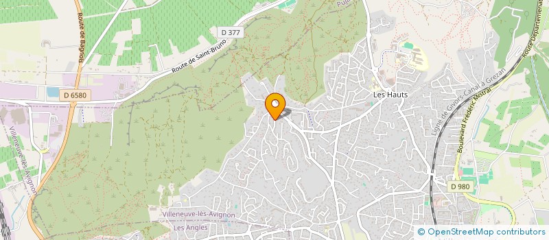 localisation de l'entreprise MADAME CORINNE ROGIER  VILLENEUVE-LES-AVIGNON