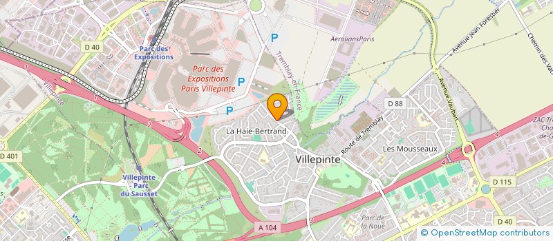 localisation de l'entreprise MADAME CORINNE ROK à VILLEPINTE