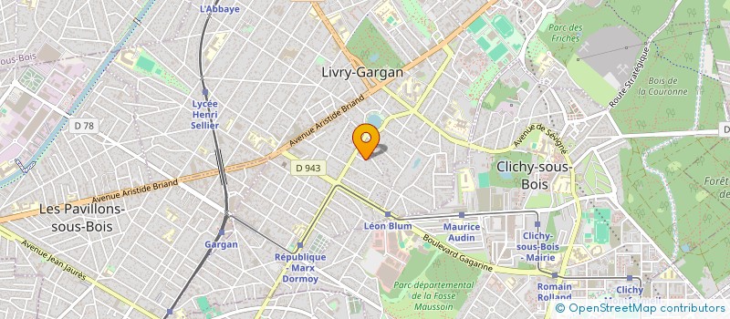 localisation de l'entreprise MADAME CORINNE ROQUILLAS  LIVRY-GARGAN