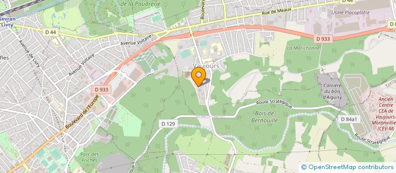 localisation de l'entreprise MADAME CORINNE ROSSE  VAUJOURS