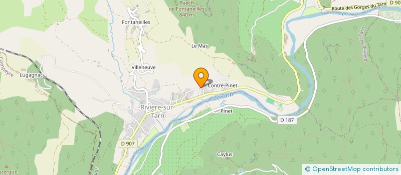 localisation de l'entreprise MADAME CORINNE ROSSIGNOL  RIVIERE-SUR-TARN