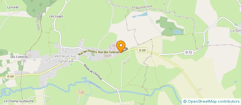 localisation de l'entreprise MADAME CORINNE ROTRU à VERNEUIL-SUR-IGNERAIE