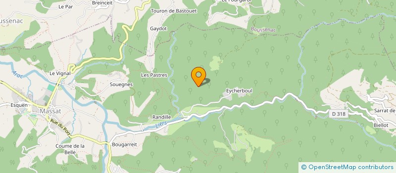 localisation de l'entreprise MADAME CORINNE ROUAIX à ALEU
