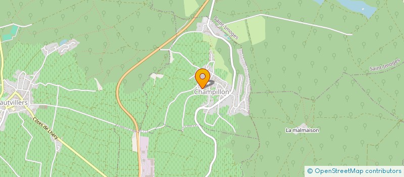 localisation de l'entreprise MADAME CORINNE ROUALET  CHAMPILLON
