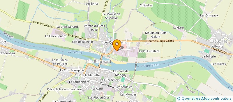 localisation de l'entreprise MADAME CORINNE ROUEZ-ROUX à L'ILE-BOUCHARD