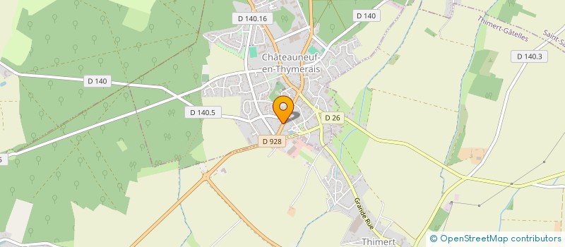 localisation de l'entreprise MADAME CORINNE ROUGET à CHATEAUNEUF-EN-THYMERAIS