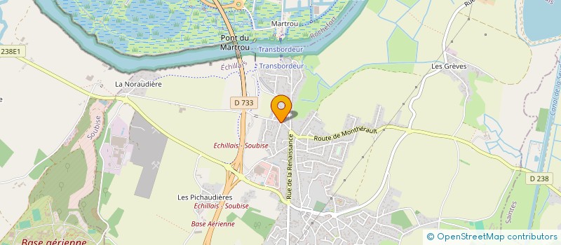 localisation de l'entreprise MADAME CORINNE ROUGIER  ECHILLAIS