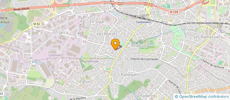 localisation de l'entreprise MADAME CORINNE ROUILLIER à COLOMIERS