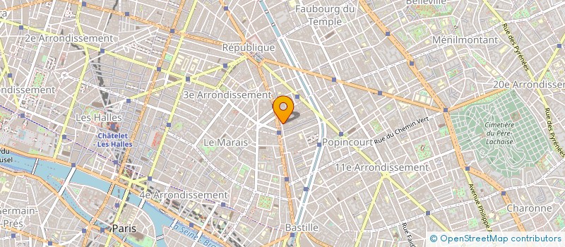 localisation de l'entreprise MADAME CORINNE ROUSSEAU à PARIS