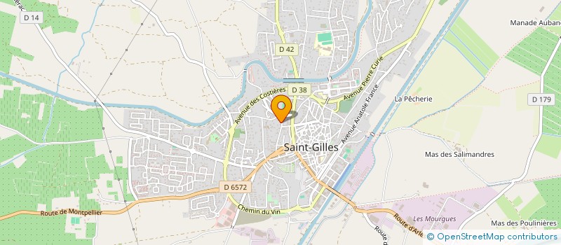 localisation de l'entreprise MADAME CORINNE ROUSSEL à SAINT-GILLES
