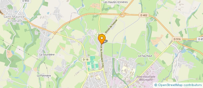 localisation de l'entreprise MADAME CORINNE ROUSSEL à LA FERTE MACE