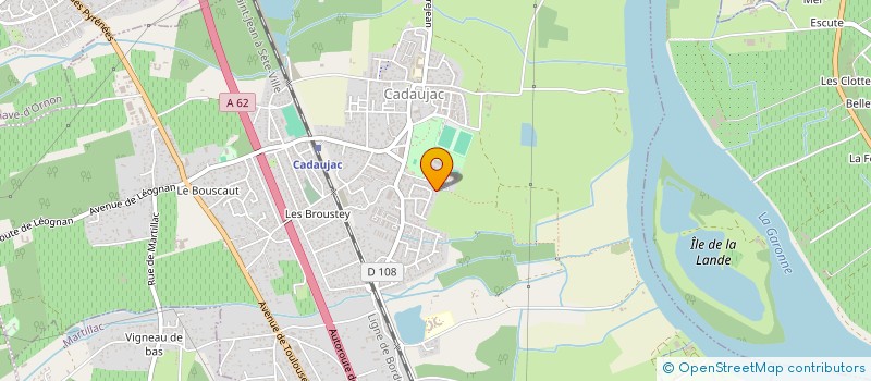 localisation de l'entreprise MADAME CORINNE ROUSSILLE  CADAUJAC