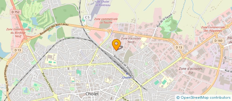 localisation de l'entreprise MADAME CORINNE ROUVEYRE à CHOLET