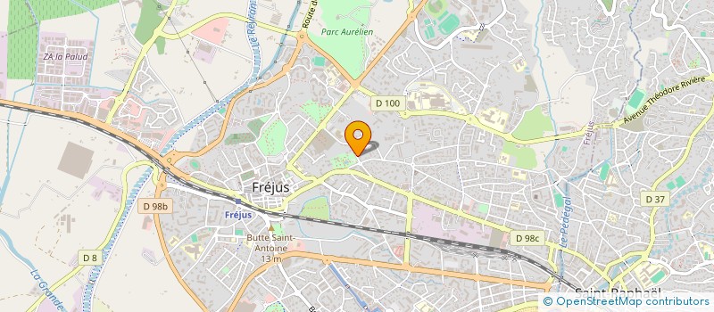 localisation de l'entreprise MADAME CORINNE ROUVIER à FREJUS