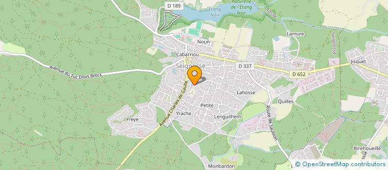 localisation de l'entreprise MADAME CORINNE RUBIO  SEIGNOSSE