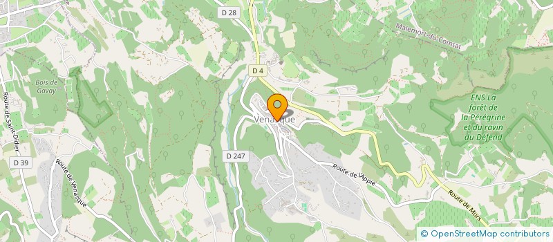 localisation de l'entreprise MADAME CORINNE RUEL  VENASQUE