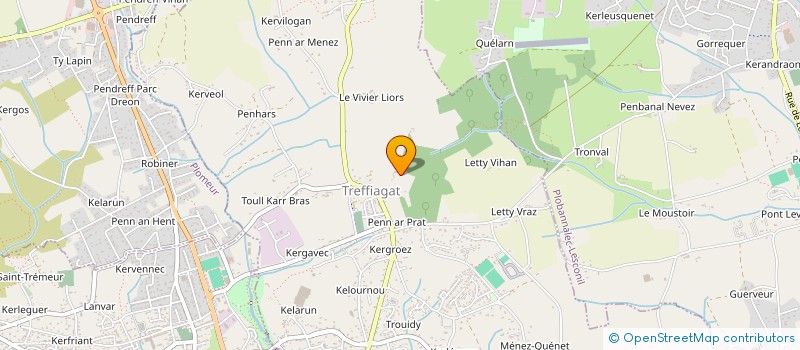 localisation de l'entreprise MADAME CORINNE RUPP  TREFFIAGAT