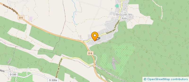 localisation de l'entreprise MADAME CORINNE SABATINI  BROUZET-LES-ALES